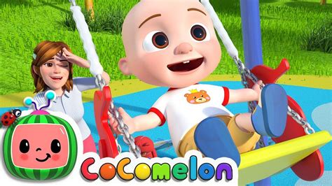 Mom and J. . Cocomelon yes yes playground song